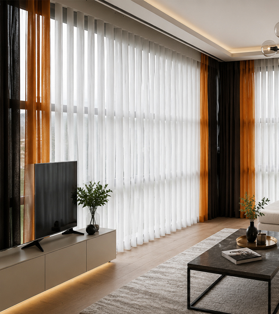 Jaluzele tip perdea LAREX-IR DECOR 1