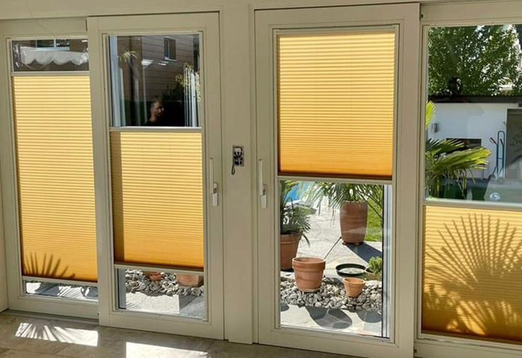 Jaluzele plisate controlul luminii LAREX-IR DECOR 1