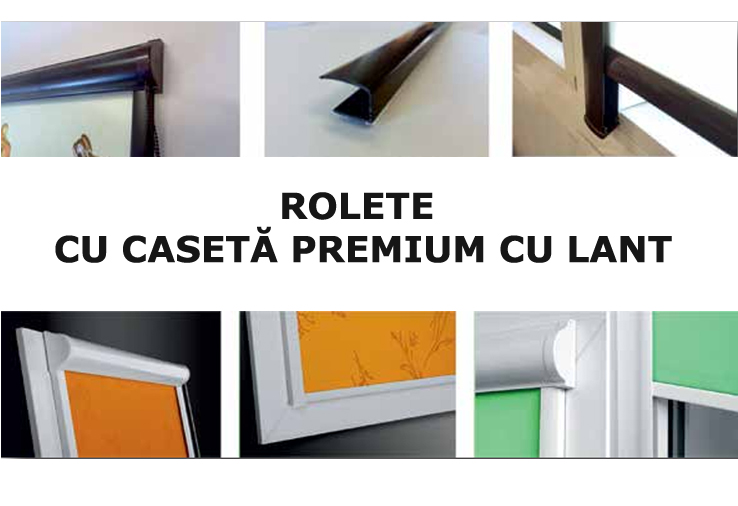 Rolete textile cu caseta premium cu lant LAREX-IR DECOR