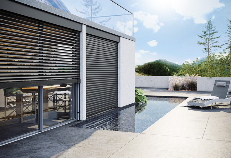 Rulouri aplicate din aluminiu design LAREX-IR DECOR 1