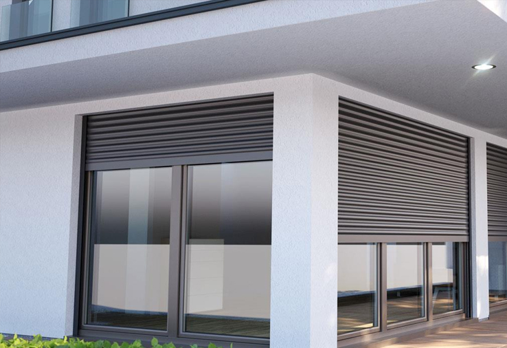 Rulouri exterioare suprapuse din aluminiu beneficii LAREX-IR DECOR 1