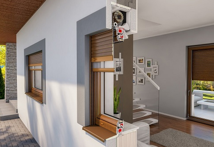 Rulouri exterioare suprapuse din aluminiu cum se monteaza LAREX-IR DECOR 1