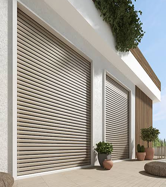 Rulouri exterioare suprapuse din aluminiu LAREX-IR DECOR 1